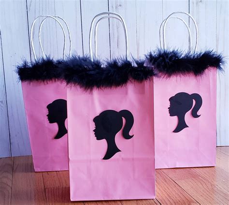 barbie party goodie bags|barbie and ken party bags.